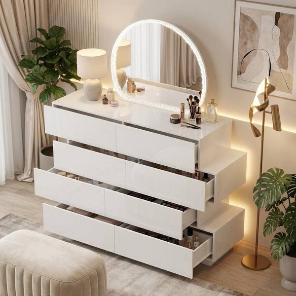 modern cream dresser Brentwood Dresser