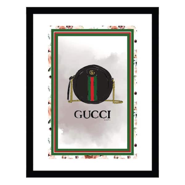 VENICE BEACH Collections Fashion Designer Glam Purse Bag Fairchild Paris 1-Piece Framed Graphic Print Abstract Poster Art Print 18 in. x 14 in.