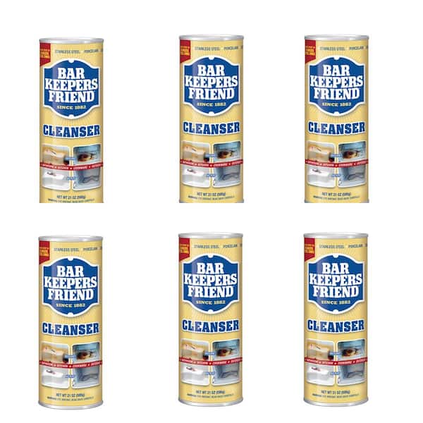 Bar Keepers Friend 21 oz. All-Purpose Cleanser and Polish (6-Pack) 11514  COMBO3 - The Home Depot