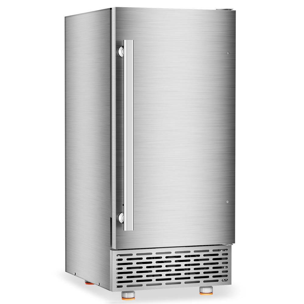 18.5 in. 100 lbs. /day Commercial Freestanding/Built-In Full Size Cubes Ice Maker in Stainless Steel w/ 30 lbs. Storage price history on PriceWatchPro