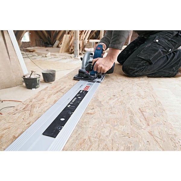 Bosch 6-1/2 in. 13 Amp Corded Track Saw with Plunge Action and L 