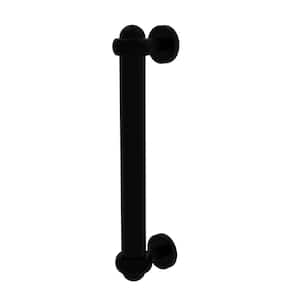 8 in. Center-to-Center Door Pull with Twisted Aents in Matte Black