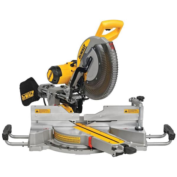 15 Amp Corded 12 in. Double Bevel Sliding Compound Miter Saw with XPS technology, Blade Wrench and Material Clamp