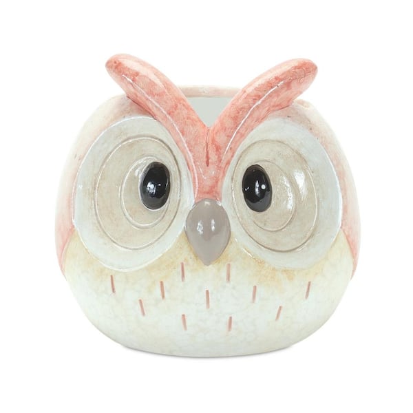 HomeRoots Resin Owl Figurine Set of 3