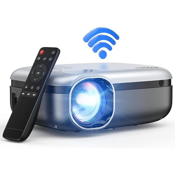 Etokfoks 1920 x 1080 Full HD LCD Portable Projector with 8000 Lumens and Carrying Bag