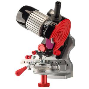 Professional Compact 120-Volt Bench Grinder, Universal Saw Chain Sharpener, for All Chainsaw Chains (410-120)