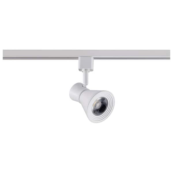 SATCO Matte White Integrated LED Fixed Track Mini Step Head