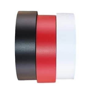 Vinyl 0.7 in. x 32.8 ft. Electrical Tape Multi-Colored 3-Pack