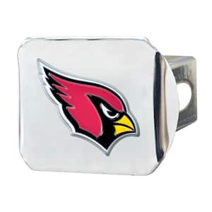 NFL - Arizona Cardinals 3D Color Emblem on Type III Chromed Metal Hitch Cover