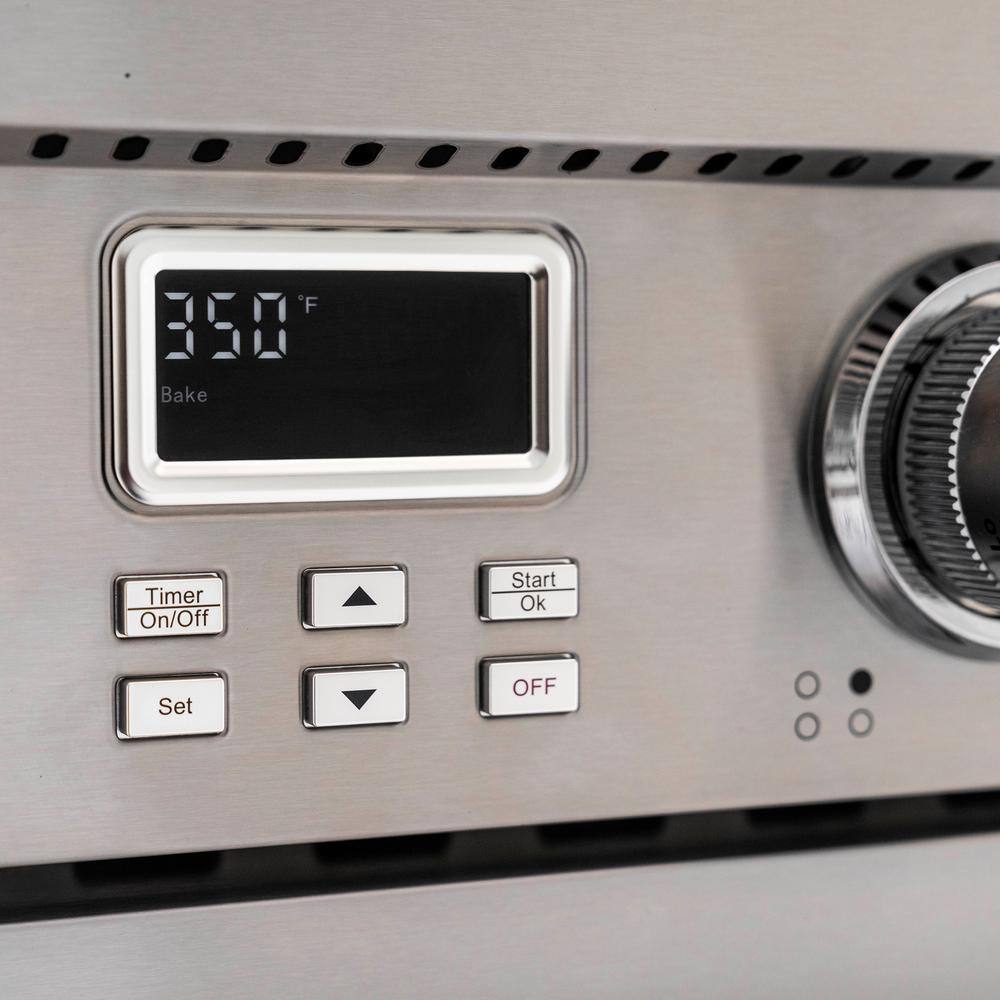 Magic Chef 36 Inch Stainless Steel Freestanding Gas Range