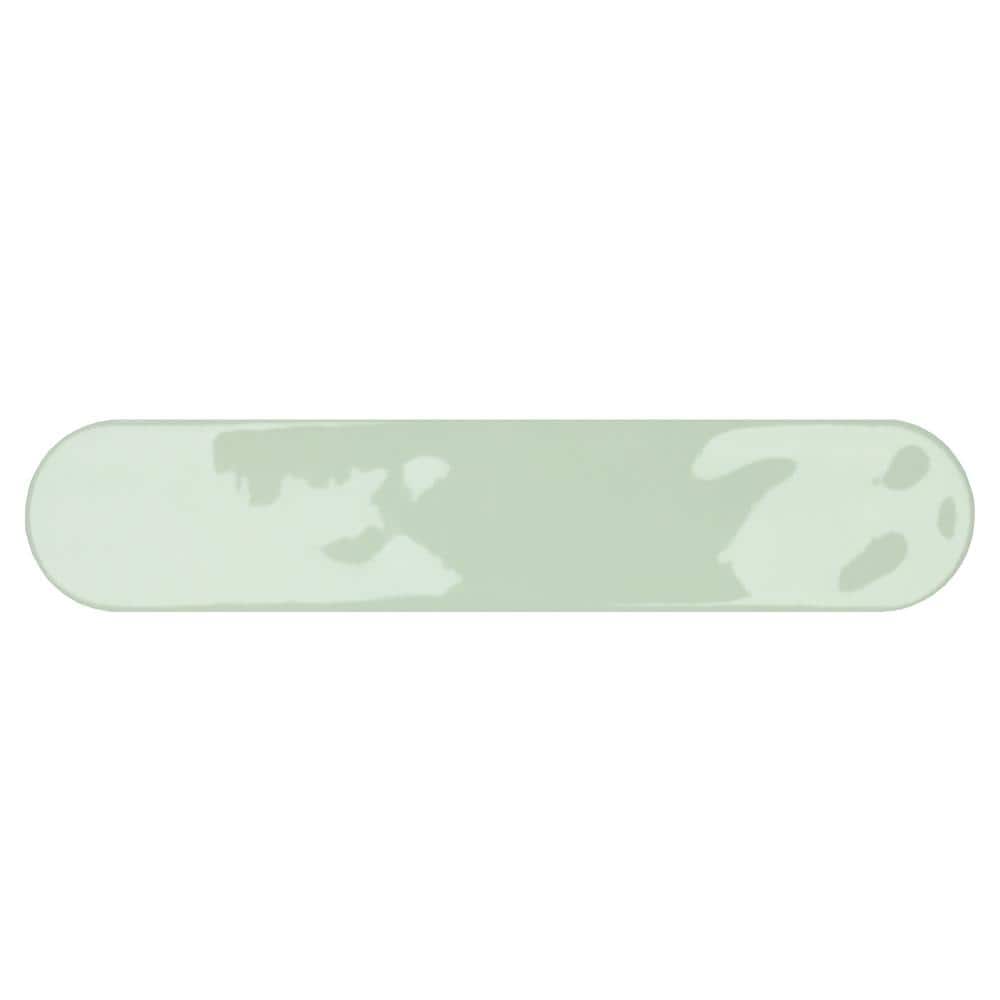 Verde Green Polished Ceramic Subway Wall Tile 2x10