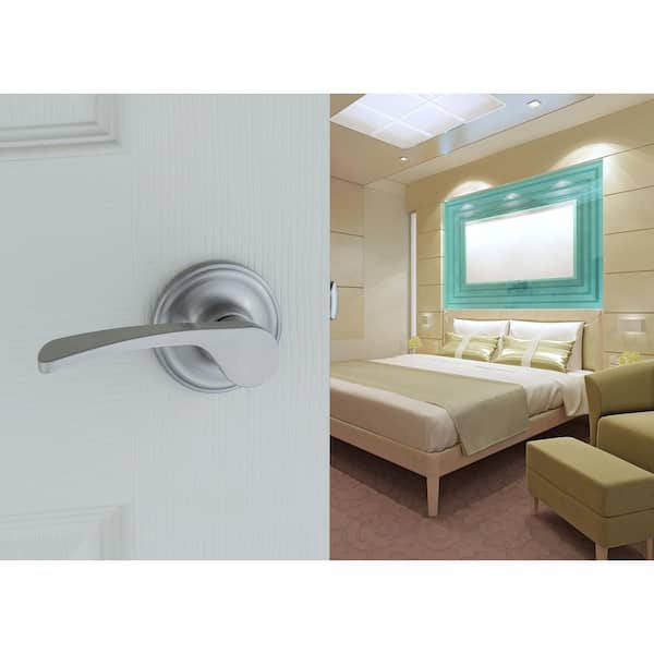 Copper Creek Scandinavian Kash Satin Stainless Hall/Closet Door