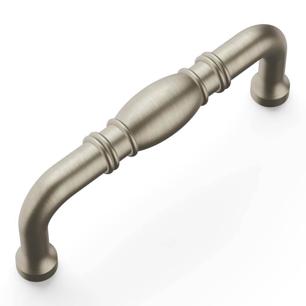 Williamsburg Brushed Steel 3" Traditional Cabinet Handles