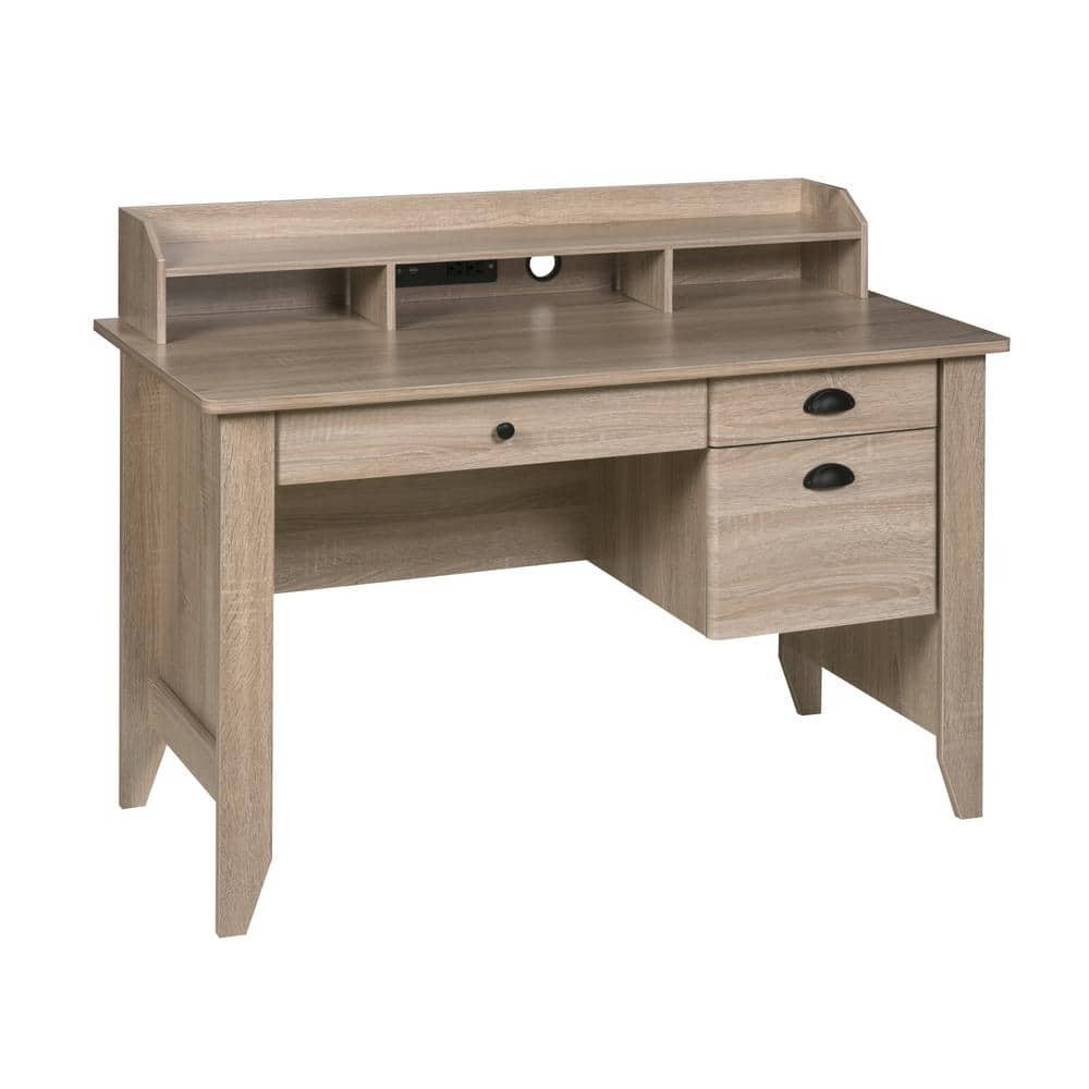 Aptos Solid Wood Dual Sided Storage Large Home Office Executive Desk.
