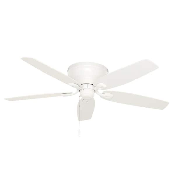 Casablanca Durant 54 in. Indoor Snow White Ceiling Fan For Bedrooms