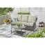 Hampton Bay Chasewood Brown 4-Piece Wicker Patio Conversation Set with ...