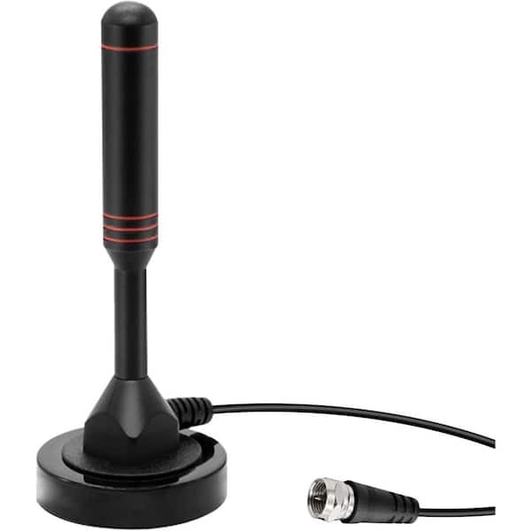 Digital TV Antenna with Magnetic Base Omnidirectional Receiving 16.5 ft. Cable for 4K 1080P Indoor Outdoor Use