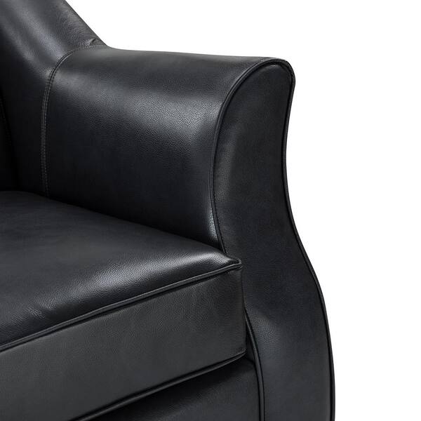 JAYDEN CREATION Miguel Traditional Black Genuine Leather