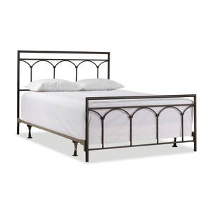McKenzie Brown Full Headboard and Footboard Bed with Frame