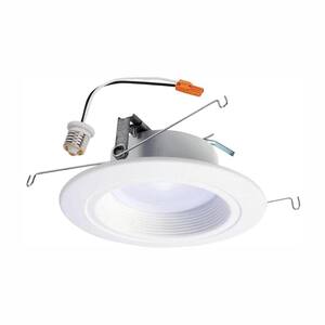 RL 5 in. and 6 in. 2700K-5000K White Integrated LED Recessed Ceiling Light Trim at Selectable CCT, (665 Lumens)