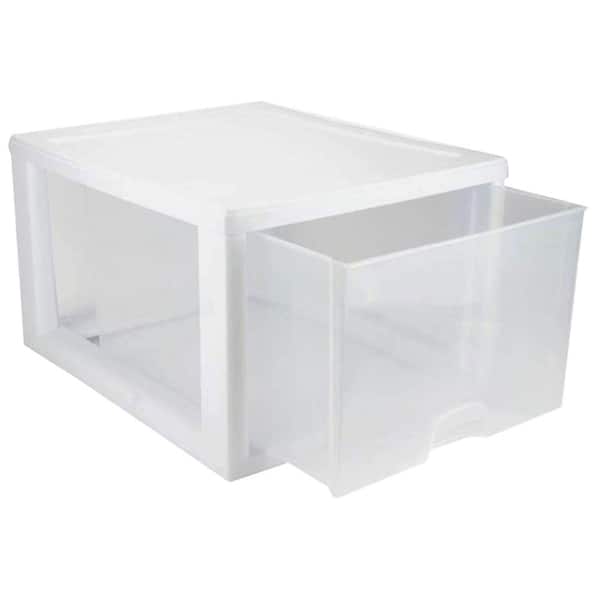 Superio X-Deep Clear Storage Container with Lid and Handles, Stackable  Organizer Bin for Home, Garage, and Dorm- Store Cloths, Boots, Toys, and