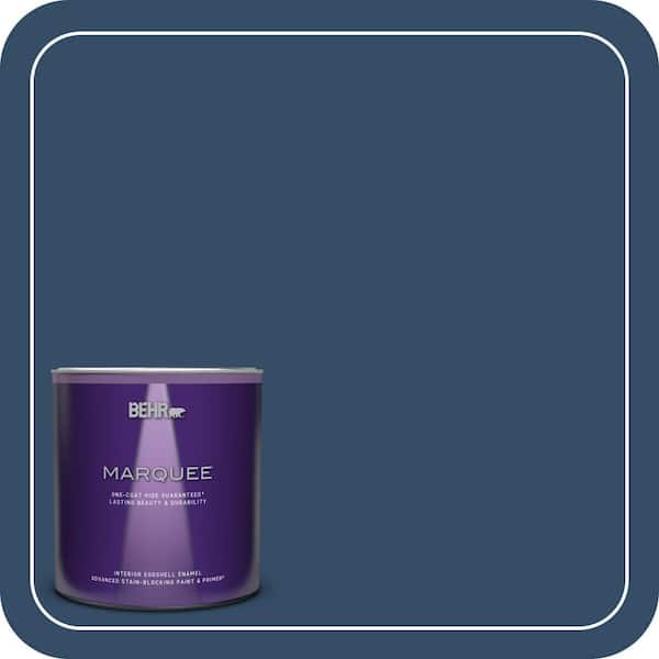 BEHR MARQUEE 1 qt. Home Decorators Collection #HDC-FL14-12 Rain Boots Eggshell Enamel Interior Paint & Primer
