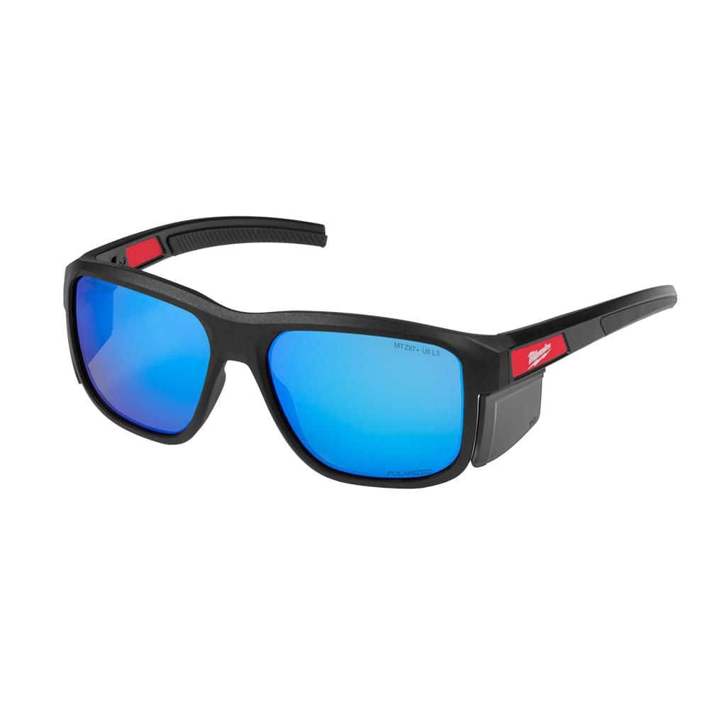 Polarized Full Frame Safety Glasses with Removable Side Shields-Blue Mirrored Dual Coat Lenses price history on PriceWatchPro