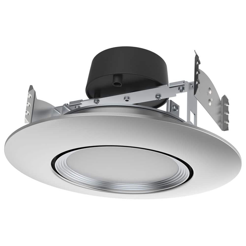 5in. / 6in. 10.5 Watt CCT Selectable Brushed Nickel Retrofit Gimbaled Integrated LED Downlight 120V price history on PriceWatchPro