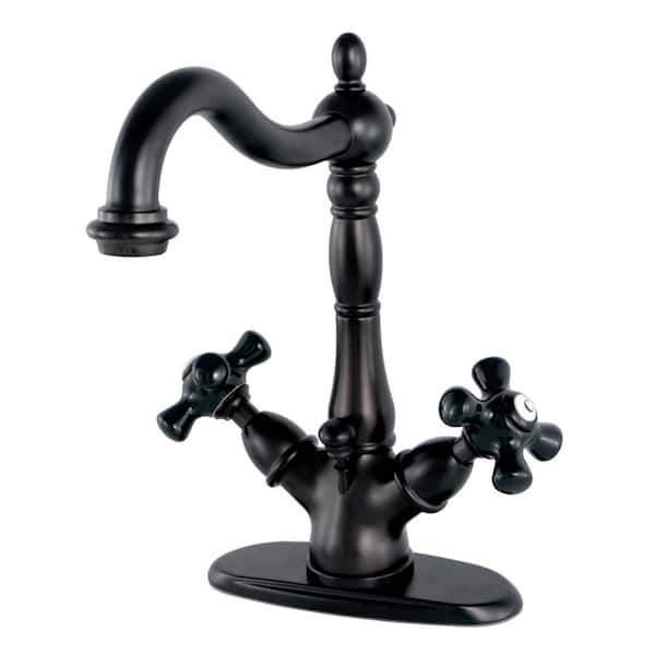 Kingston Brass Duchess Single Hole 2-Handle Bathroom Faucet in Oil Rubbed Bronze