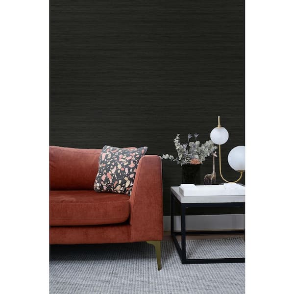 60.75 sq. ft. Blacksmith Shantung Silk Embossed Vinyl Unpasted Wallpaper Roll
