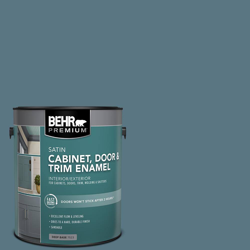 1 gal. #MQ5-26 Hampton Surf Satin Enamel Interior/Exterior Cabinet, Door & Trim Paint price history on PriceWatchPro