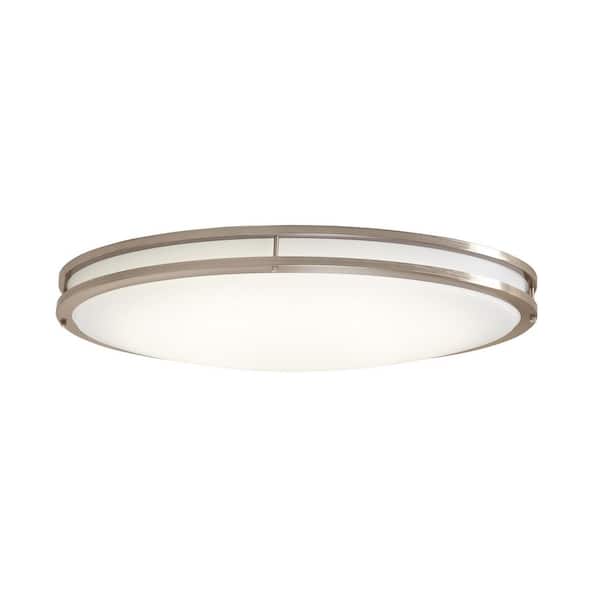 Designers Value Brushed Nickel LED Flush Mount