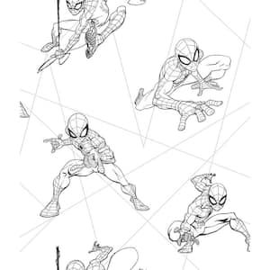 56 sq. ft. Spider-Man Fracture Wallpaper
