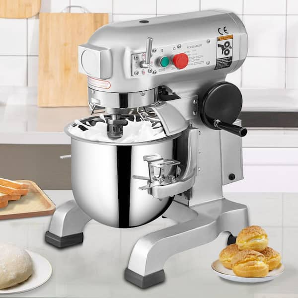 VEVOR Stand Mixer, 660W Electric Dough Mixer with 6 Speeds LCD Screen Timing, Tilt-Head Food Mixer with 7.4 qt Stainless Steel