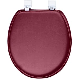 Burgundy toilet clearance seat