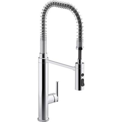 Purist Single-Handle Semiprofessional Kitchen Sink Faucet in Polished Chrome