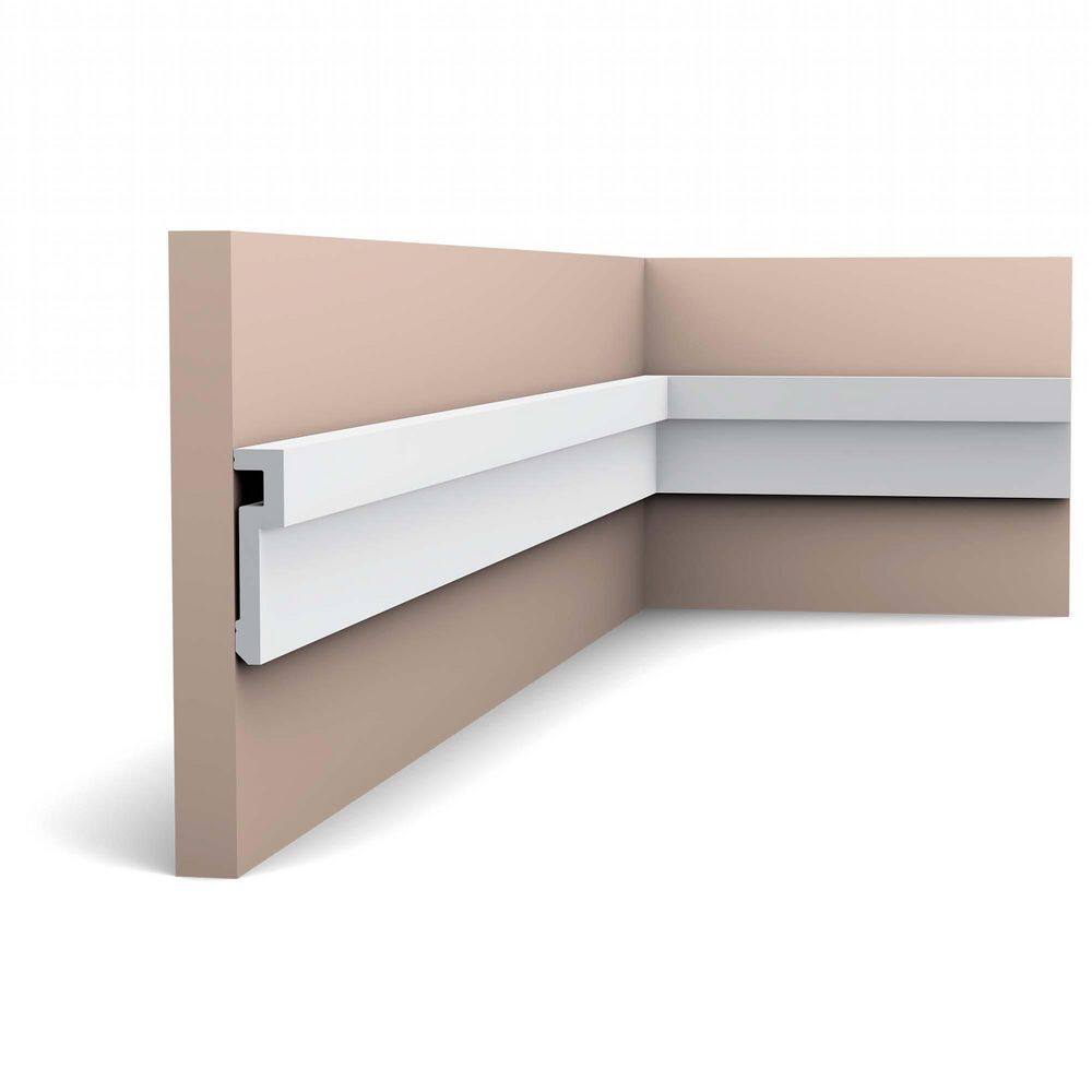 Primed White Polystyrene Crown Moulding Set