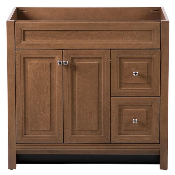 Home Decorators Collection Brinkhill 36 in. Vanity Cabinet Only in Toffee