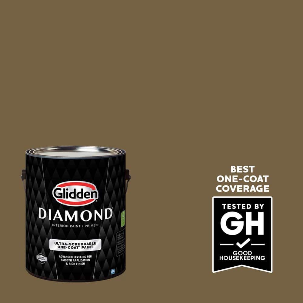 1 gal. #PPG1097-7 Olive Wood Flat Interior Paint with Primer price history on PriceWatchPro