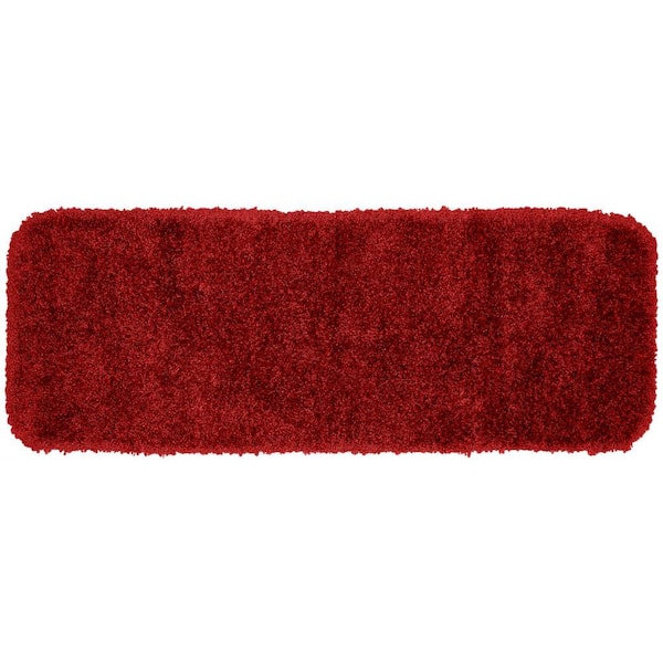 Garland Rug Serendipity Chili Pepper Red 22 in. x 60 in. Washable Bathroom Accent Rug