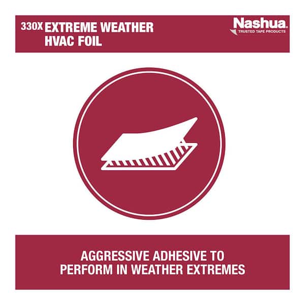 2.83 in. x 50 yd. 330X Extreme Weather HVAC Foil Duct Tape