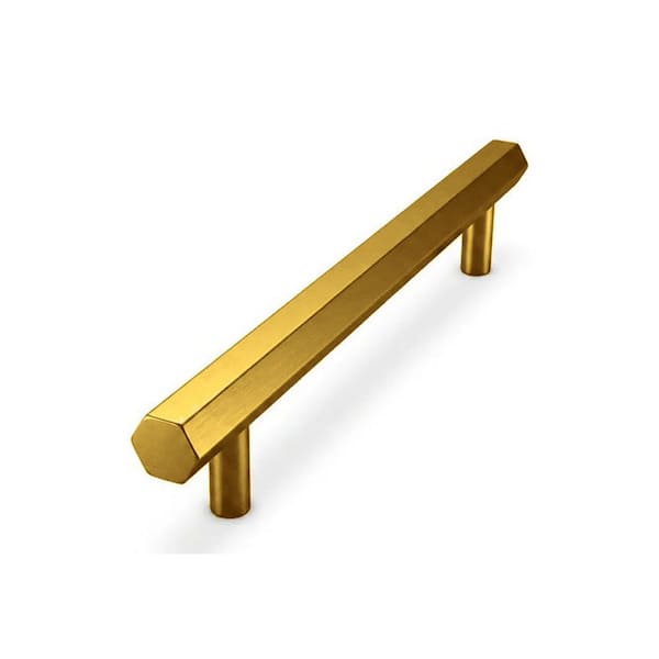 Wescott 5-1/16 in. (128mm) Brushed Gold Cabinet Bar Pull