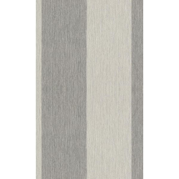 Walls Republic Grey, Beige Simple Elegant Stripe Printed Non-Woven Paper Nonpasted Textured Wallpaper 57 Sq. Ft.