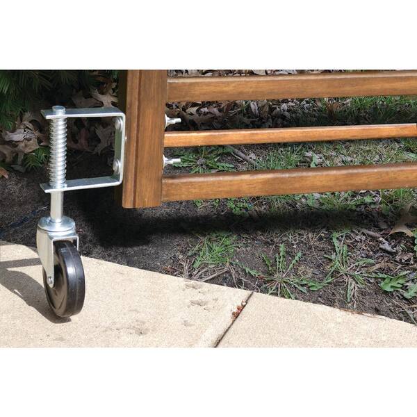 4 in. Gate Caster with Adjustable Spring Bracket and 125 lb. Load Rating 4 in. Gate Caster with Adjustable Spring Bracket and 125 lb. Load Rating
