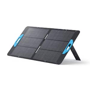 100-Watt Monocrystalline Portable Solar Panel for Power Station/Generator, IP67 Waterproof, 4-Angel Adjustable