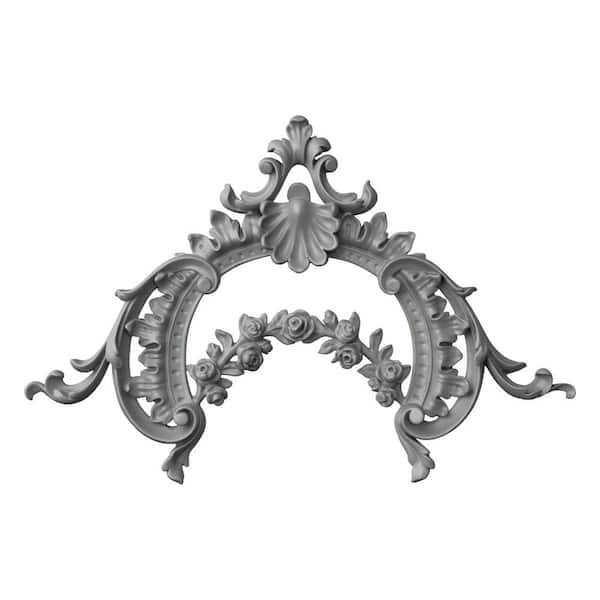 Ekena Millwork 1.00 in. x 17.5 in. x 11 in. Polyurethane Applique & Onlay Moulding