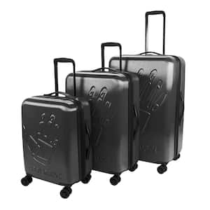 Tidoin 16 in. Silver Pure PC Hard Case Luggage Suitcase with Universal Silent Aircraft Wheels