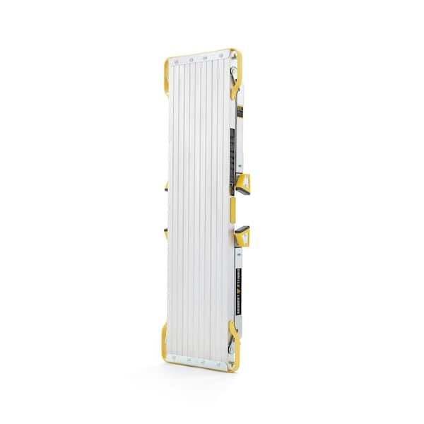 Gorilla Ladders - 4.6 ft. x 2.5 ft. Aluminum Heavy-Duty PRO, 2 in. Slim-Fold Work Platform, 4-Adjustable Heights, 375 lbs. Load Capacity