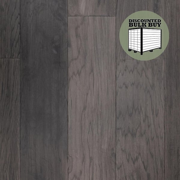 ASPEN FLOORING Stout Hickory 3/8 in. T x 6.5 in. W Tongue and Groove Distressed Engineered Hardwood Flooring (1177.2 sqft/pallet)