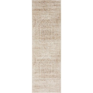 Chateau Quincy Beige 2' 2 x 6' 7 Runner Rug